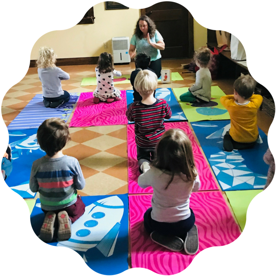 Wns-yoga - Woodstock Nursery School (1000x1000), Png Download