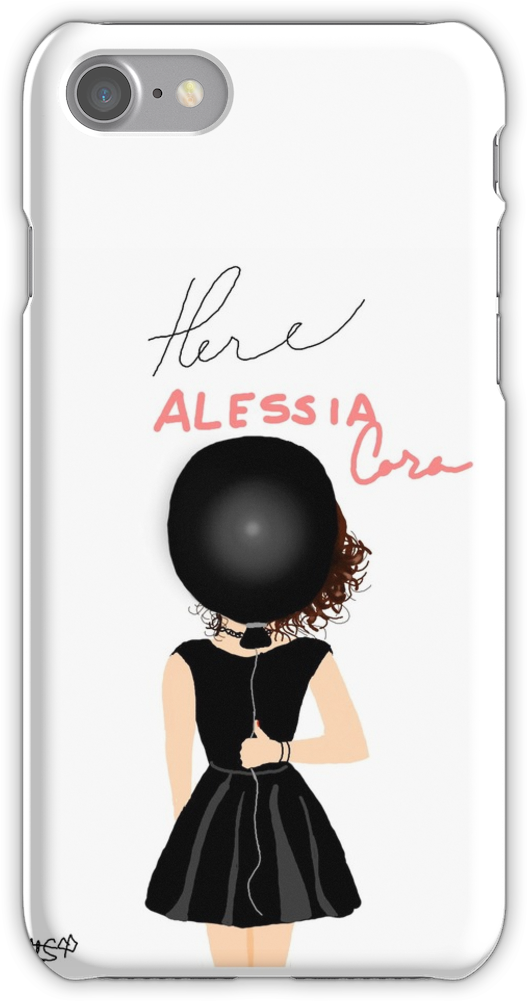 Alessia Cara Here Digital Drawing Iphone 7 Snap Case - Iphone (750x1000), Png Download