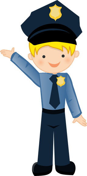 Policia Desenho Png - Policia Clipart (286x579), Png Download