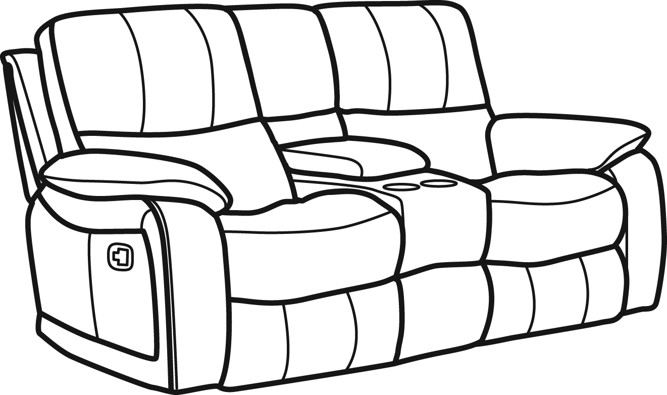 Share Via Email Download A High-resolution Image - 1298-604p Flexsteel Woodstock Fabric Power Reclining (1321x782), Png Download