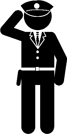 Policía Uso Whatsapp - Personal De Seguridad Png (736x467), Png Download