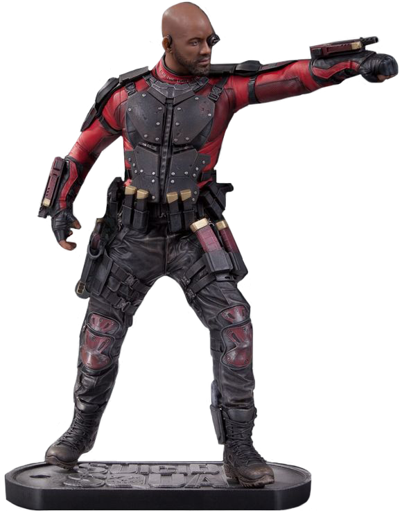 Deadshot - Dc Collectibles Suicide Squad - Deadshot Statue (580x737), Png Download