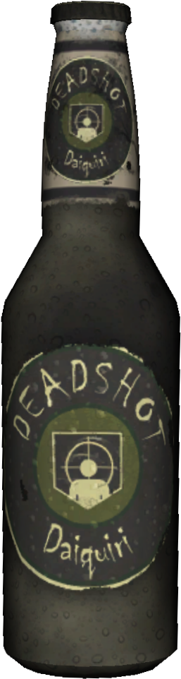 Deadshot Daiquiri Perk A Cola Bottle Model Boii - Deadshot Daiquiri (351x994), Png Download