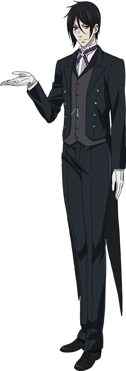 Sebastian Michaelis Black Butler - Black Butler Book Of Circus Sebastian Michaelis Cosplay (532x1265), Png Download