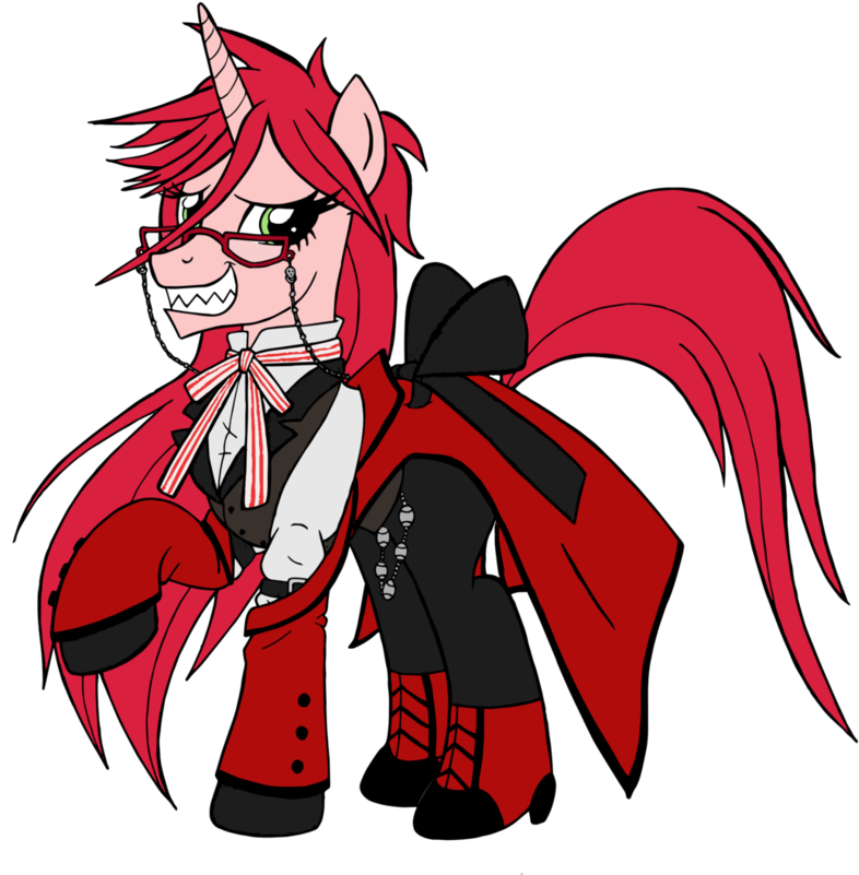 #1126110 - Artist - Edcom02, Artist - Jmkplover, Black - Grell Sutcliff Png (970x823), Png Download