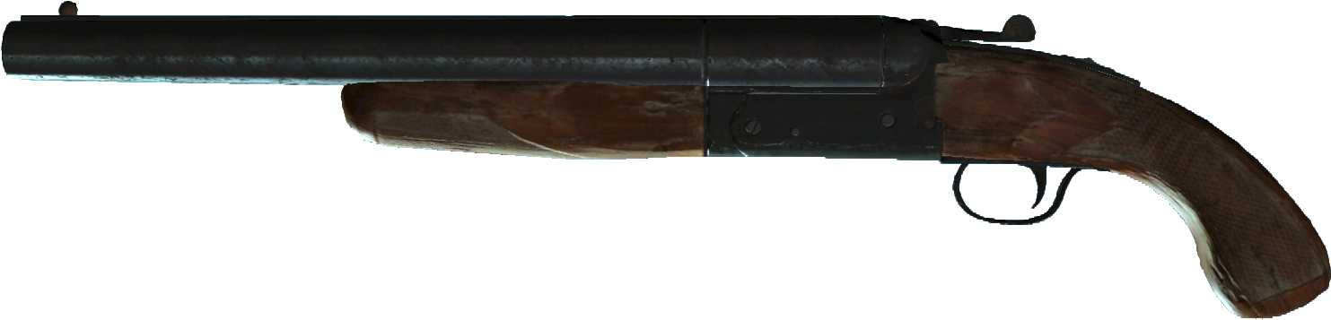 Double-barrel Shotgun - Double Barrel Shotgun Png (1531x570), Png Download