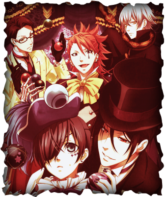 It Was Announced In Square Enix's Monthly G Fantasy - Black Butler Book Of Circus Poster (336x402), Png Download