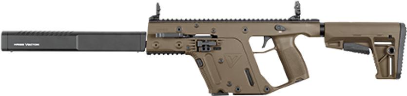Png Black And White Download 9mm Vector Tan - Kriss Vector Crb 10mm (900x900), Png Download
