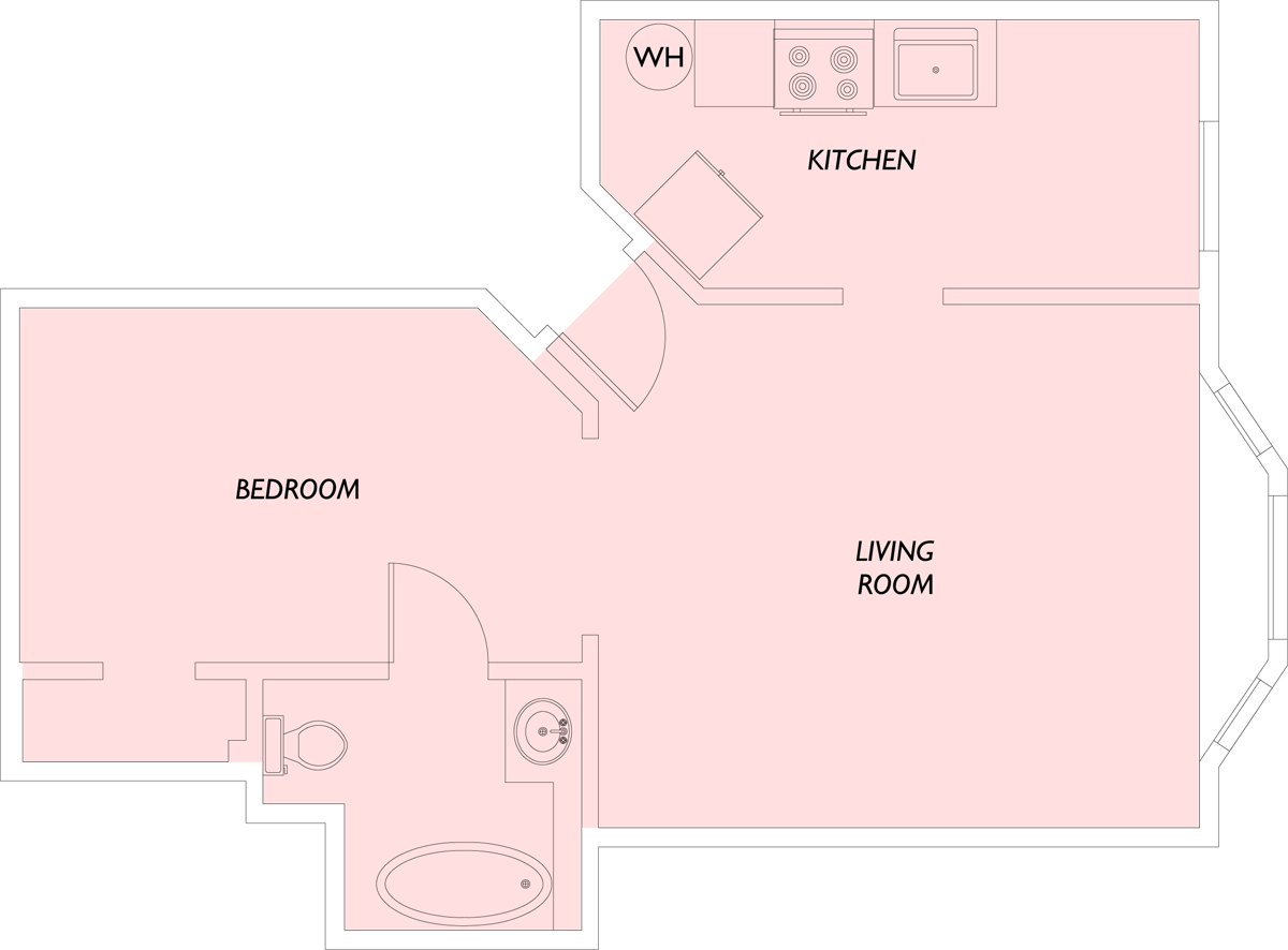 Bed (1200x886), Png Download