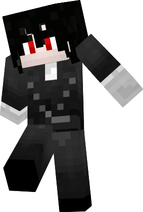 Icekwcpng - Sebastian Black Butler Minecraft Skin (286x424), Png Download