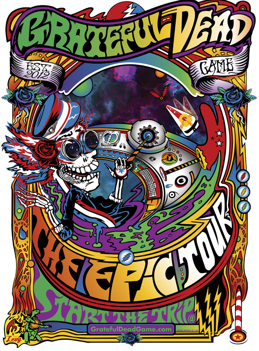 Greatfuldead Image On We Heart It - Grateful Dead (526x711), Png Download
