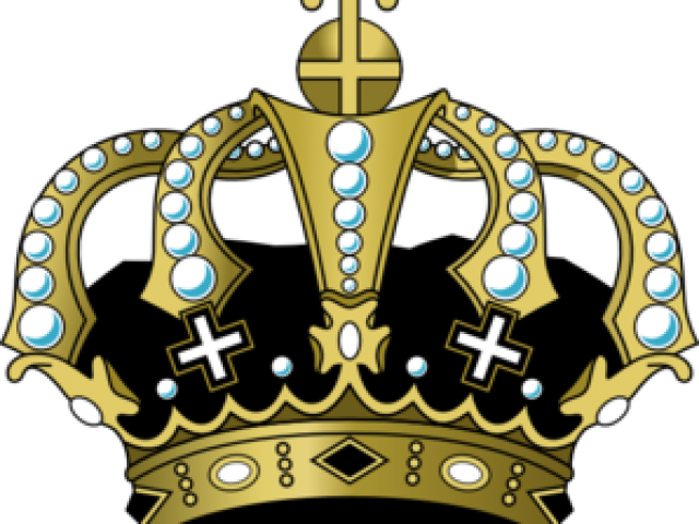 Royal Blue Crown (640x480), Png Download