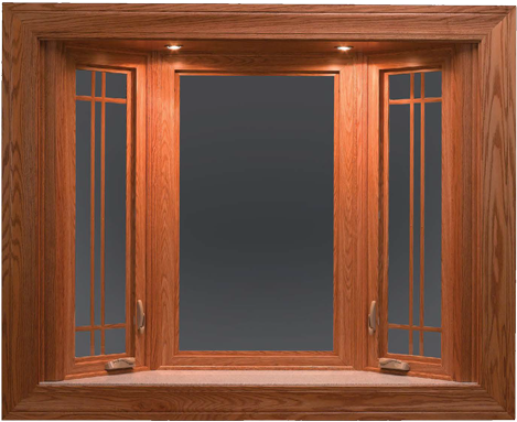 Bay/bow Windows - Plywood (500x411), Png Download
