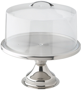 Winco Cks-13 Stainless Steel Round Cake Stand 13-inch (376x338), Png Download
