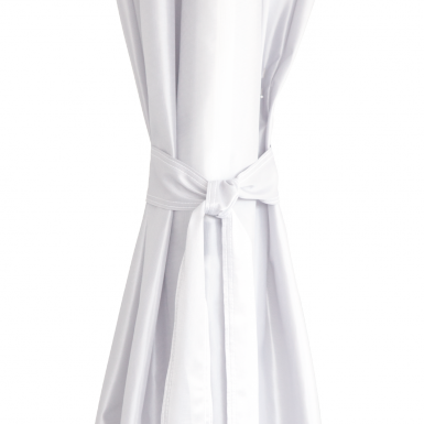 Decorative Tent Curtains Are Gathered And Tied With - Ribbon (385x385), Png Download