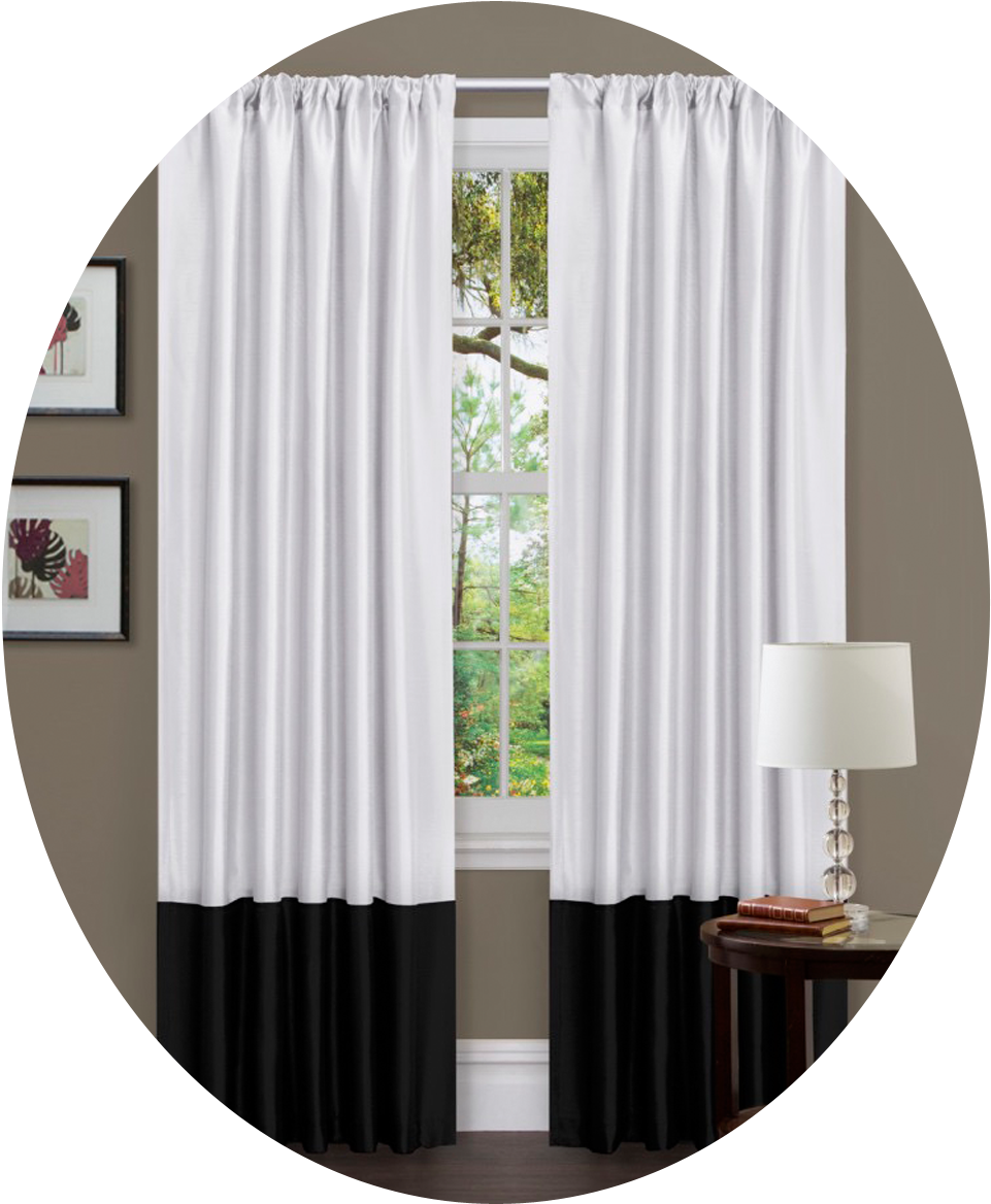 Curtains - Mercury Row Rod Pocket Light-filtering Curtain Panels (1000x1200), Png Download