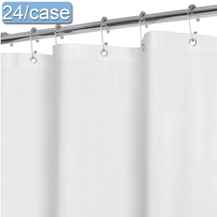 Maytex No Mildew Vinyl Shower Curtain Liner, Beige (600x315), Png Download