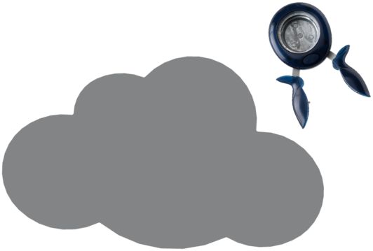 Oh, And A Cloud I'm Loving It And That It Comes In - Fiskars Easy Squeeze Punch, Medium, Round 'n Round (532x359), Png Download