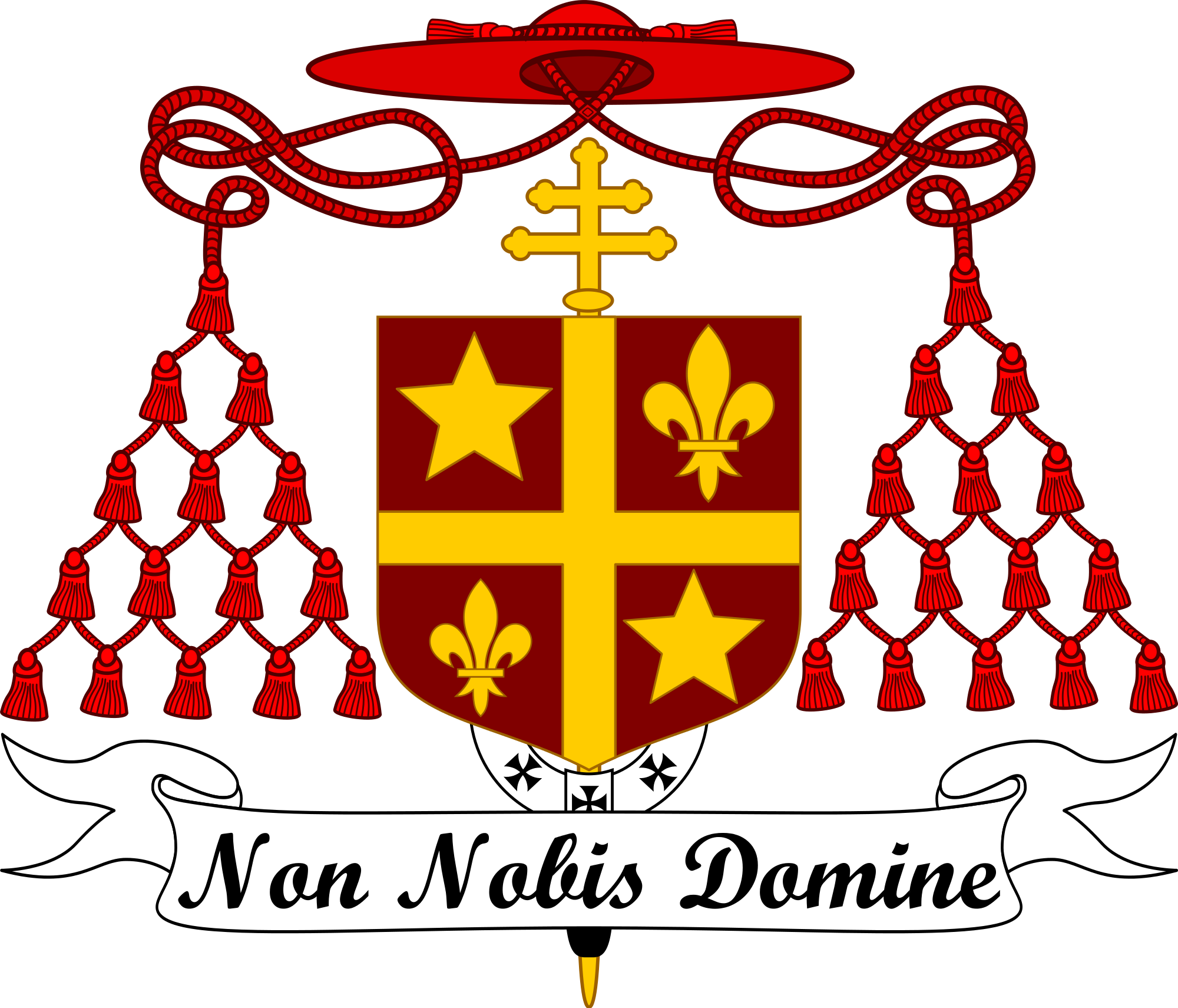 Open - Cardinal Siri Coat Of Arms (2000x1710), Png Download