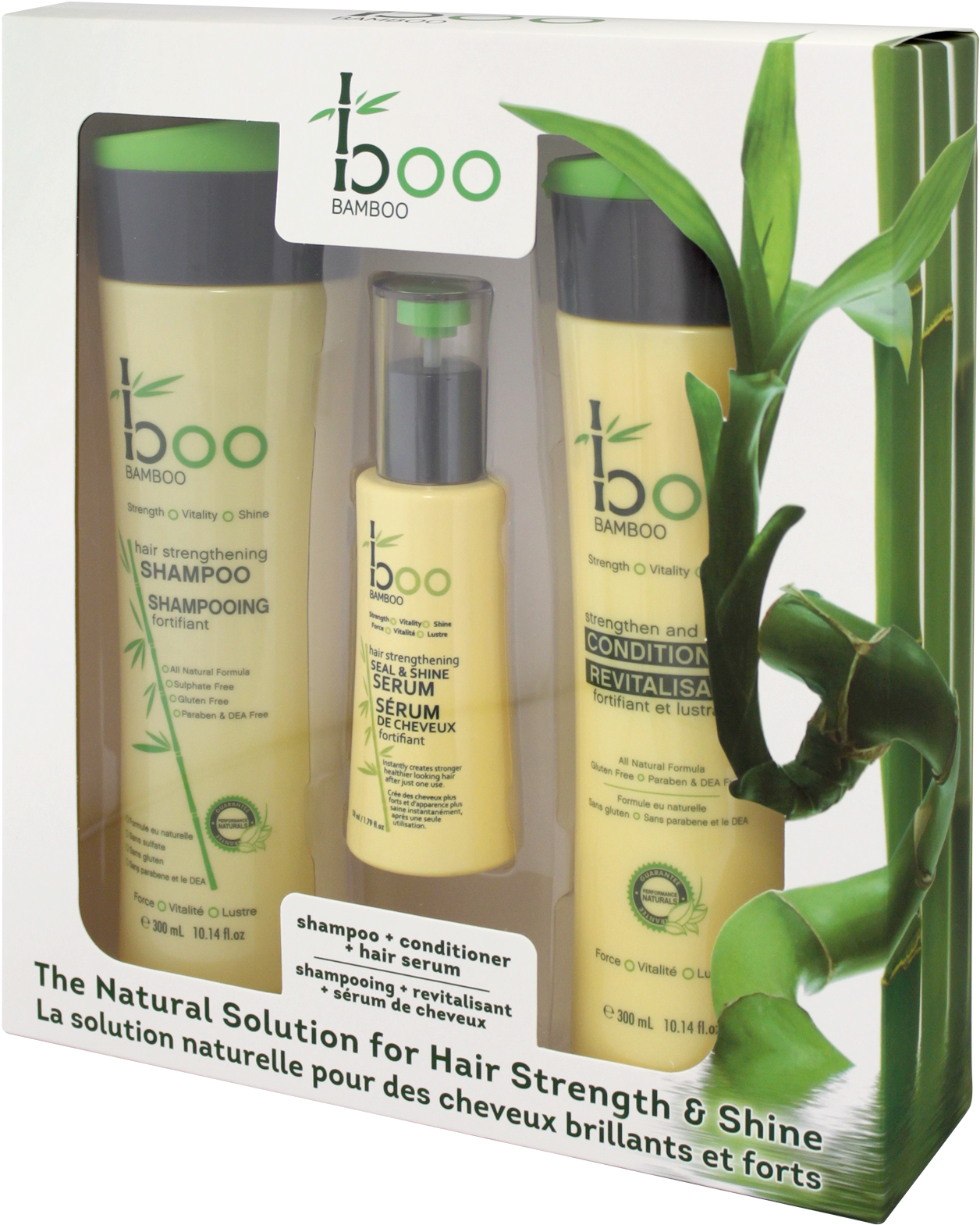 Boo Hair Kit Clip - Boo Bamboo Boo Bamboo Hair Care Set (1500x1826), Png Download