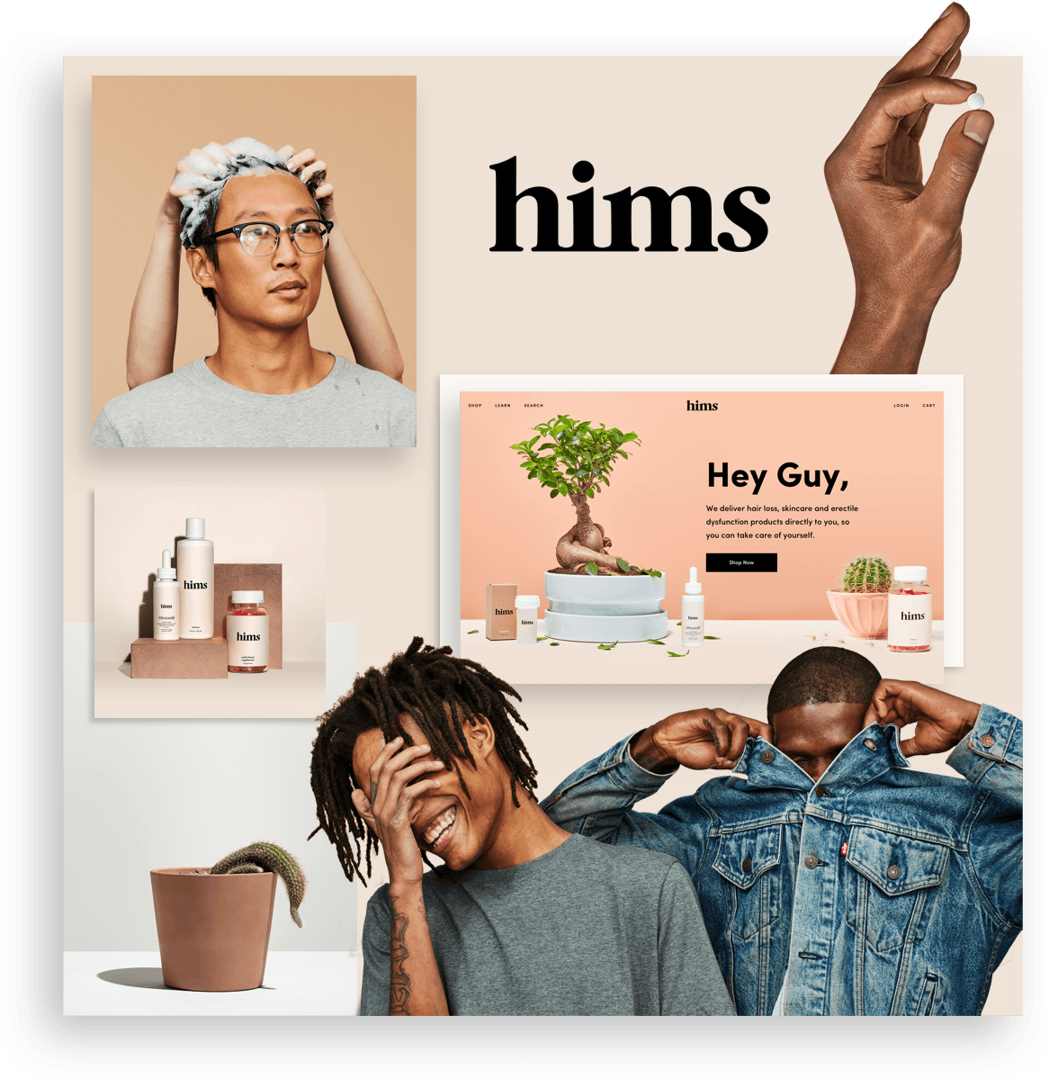 Alia Ormut-fleishman Liked This - Hims Ad Campaign Subway (1400x1400), Png Download