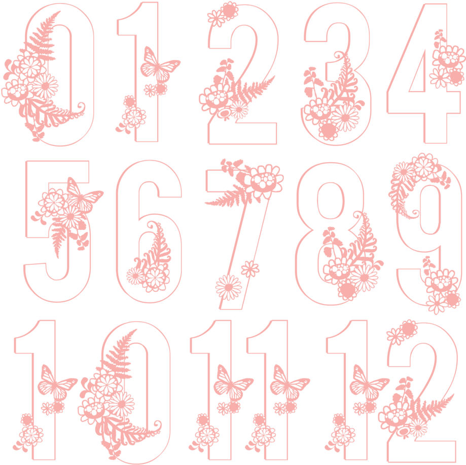 Siri Numbers Font Nonna - Only (1000x935), Png Download