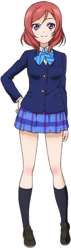 Nishikino Maki Character Profile - Maki Nishikino (282x520), Png Download