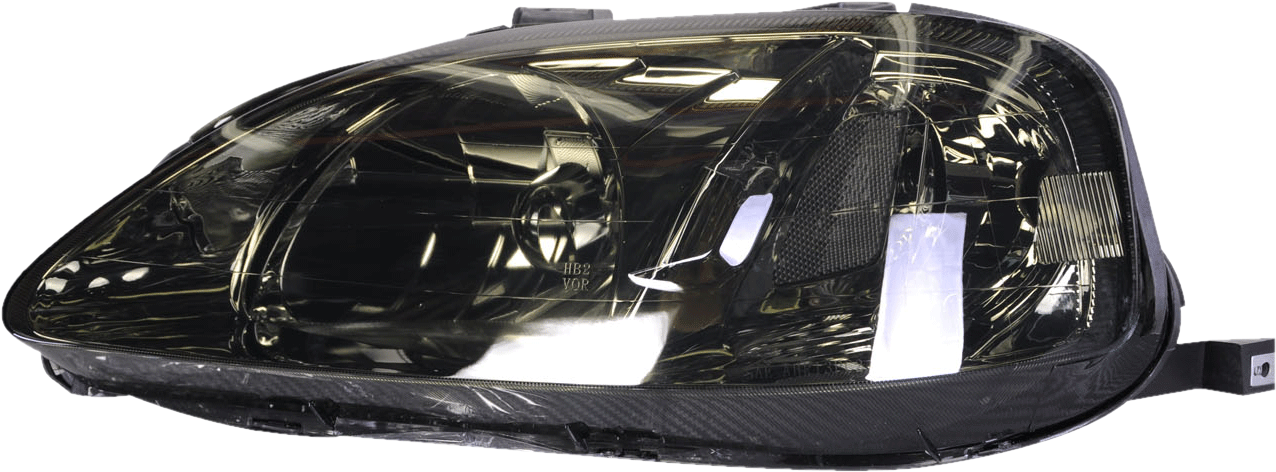 99-00 Honda Civic Jdm Headlights Head Lamps Smoke In - Honda Motor Company (1500x996), Png Download