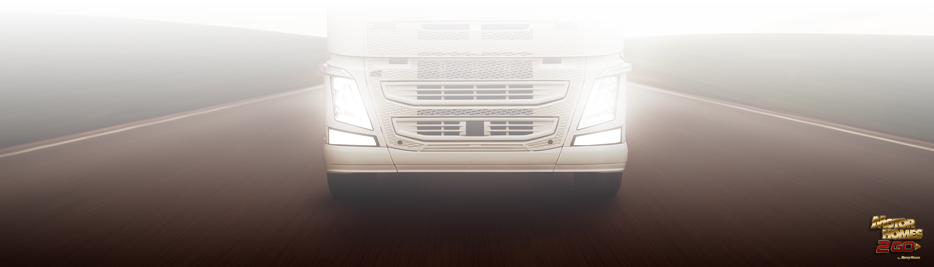 You're Up High Hurtling Down The Road In An Rv That - Grille (1920x550), Png Download