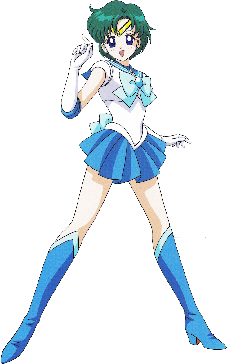 Sailor Mercury - Sailor Mercury Marco Albiero (867x1200), Png Download