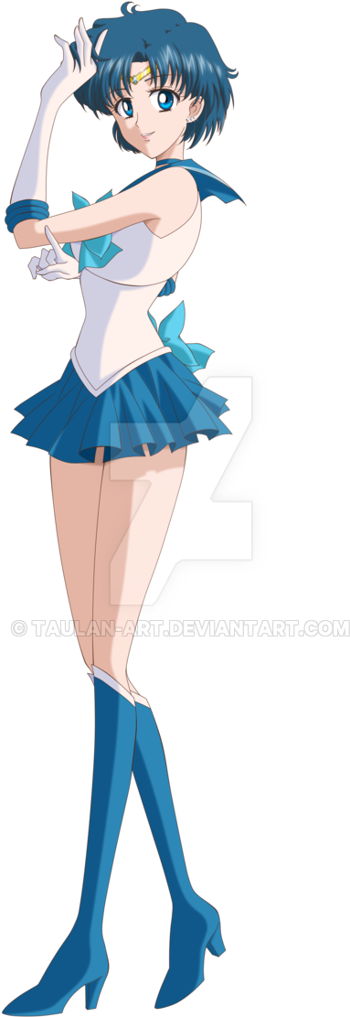 Image Result For Sailor Mercury Crystal Profile Picture - Sailor Mercury Crystal Png (900x1238), Png Download