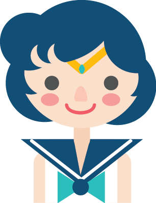 Sailor Mercury (306x398), Png Download