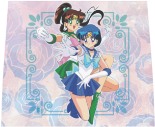 Sailor Mercury E Jupiter Boston Handbag Video - Sailor Jupiter & Mercury Tote Bag - White/one Size (500x500), Png Download