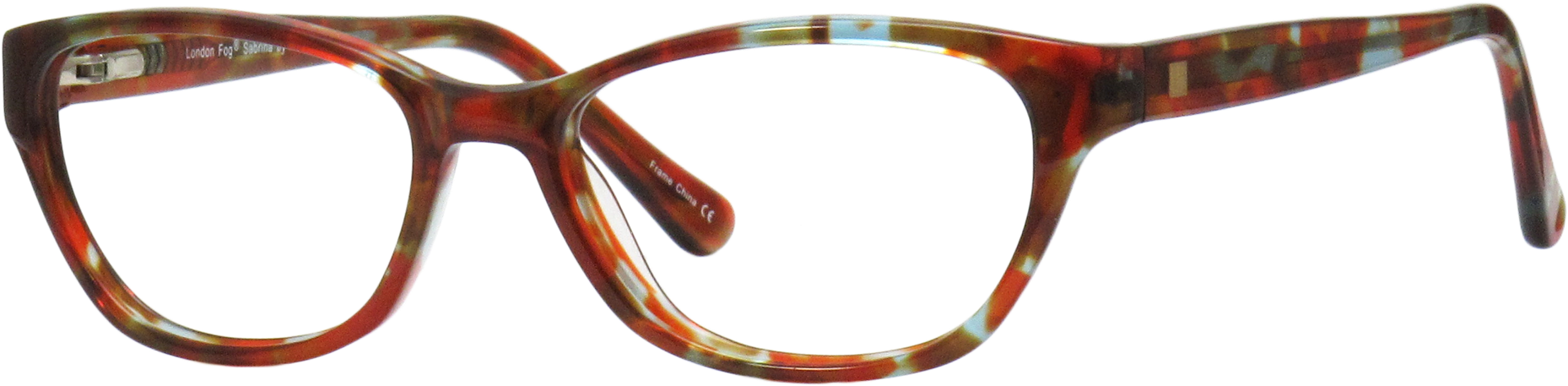 London Fog Sabrina Eyeglasses-red Robin - Kate Spade Narcissa Glasses (1920x515), Png Download