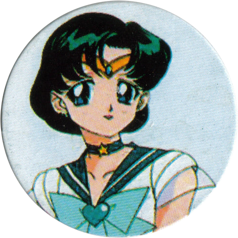 Sailor Moon Caps 144 Sailor Mercury - Sailor Merkur (500x500), Png Download