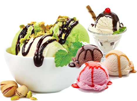 - Png V - 6 - 9 Wallpaper, Dessert - Ice Cream Desserts Png (600x346), Png Download