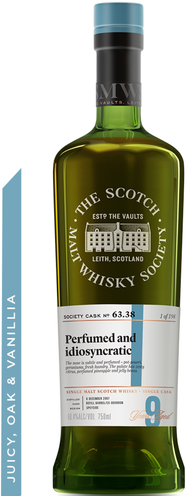 Cask No - 63 - - Scotch Malt Whisky Society (1013x1024), Png Download