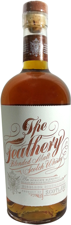 The Feathery Blended Malt Scotch Whisky - Feathery Blended Malt Scotch Whisky 750ml (249x833), Png Download