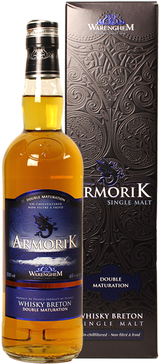 Armorik Breton French Single Malt Whisky Double Maturation - Armorik Double Maturation Single Malt Whisky 46% Abv (702x1200), Png Download