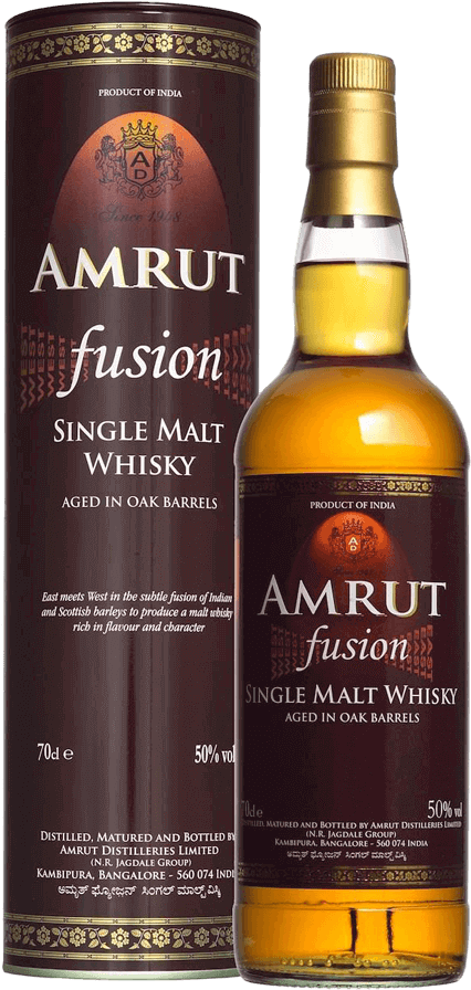 Amrut Fusion Indian Single Malt Whisky (600x900), Png Download