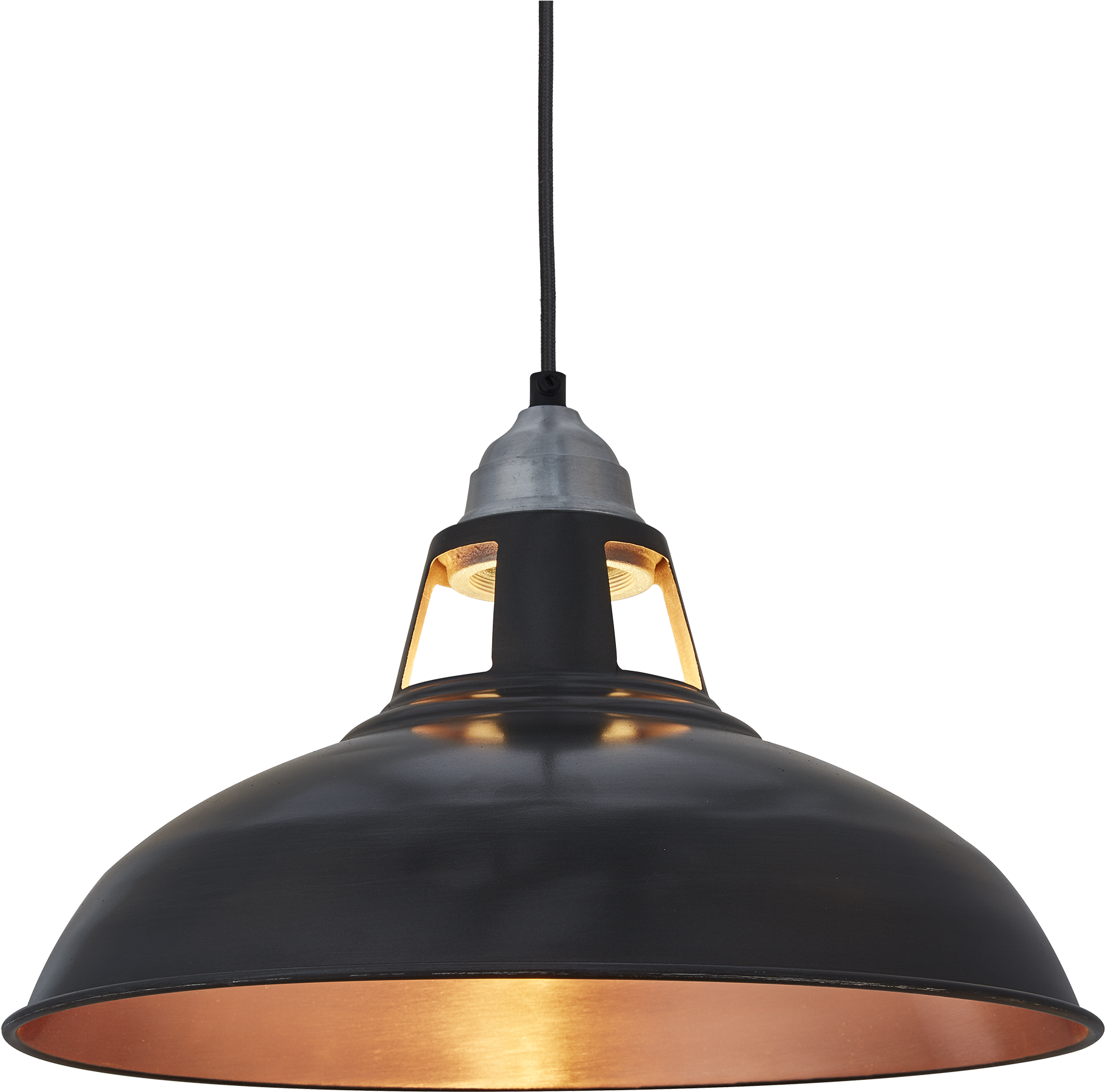 Industville Old Factory Slotted Vintage Pendant Light - Pendant Light (1060x1060), Png Download