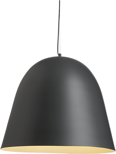 Silvia Bell Pendant Lamp Crate And Barrel Bell Pendant - Capitol Pendant Light (598x598), Png Download