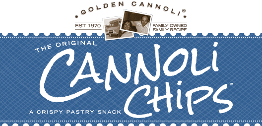 The Original Cannoli Chips - Golden Cannoli The Original Cannoli Chips Cinnamon (528x254), Png Download