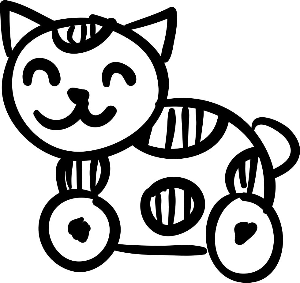 Cat Toy With Wheels Comments - Cat Toy Icon Png (980x924), Png Download