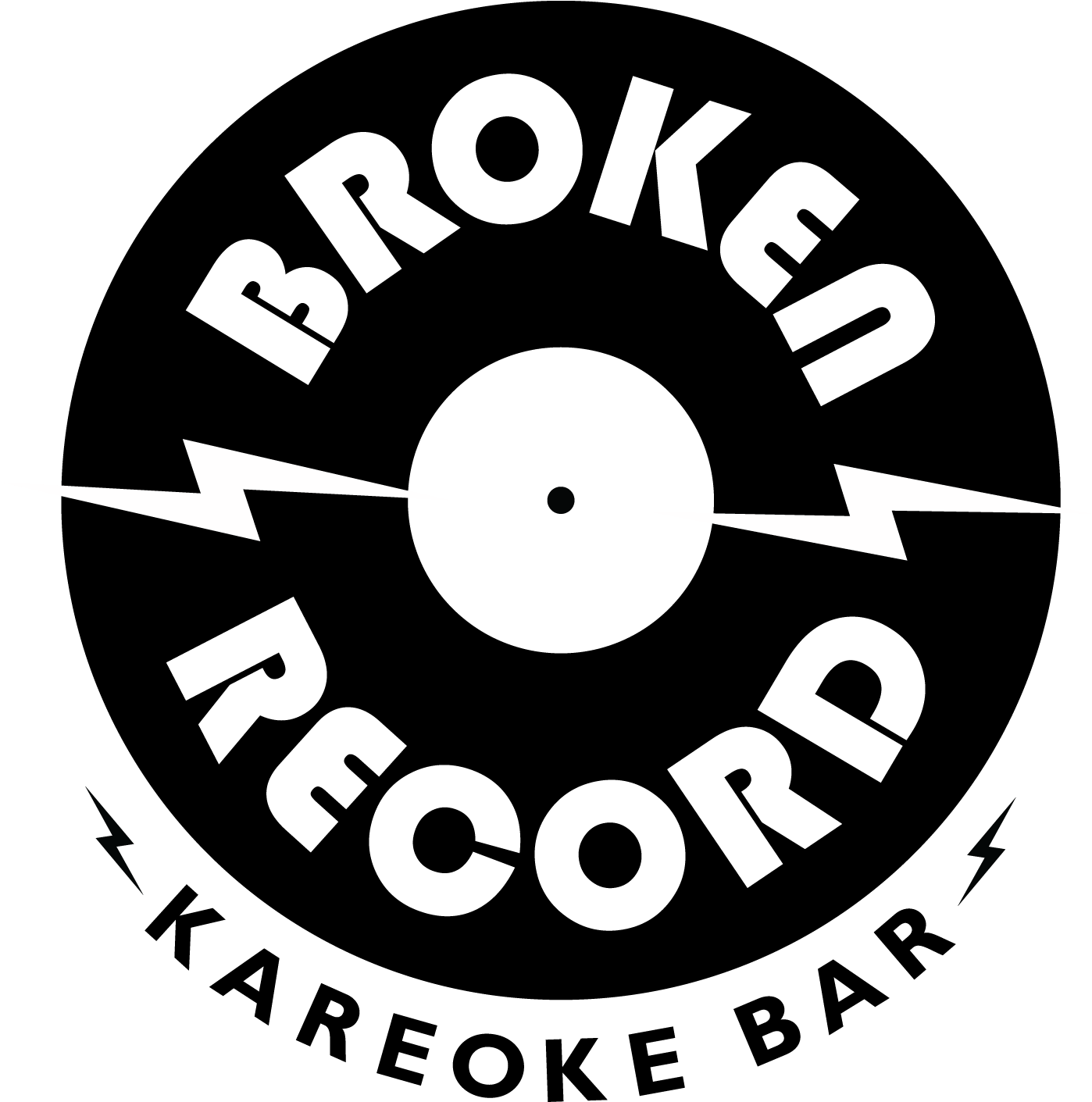 Broken Record Kareoke Bar Logo - Выше Нас Только Звезды (1397x1439), Png Download