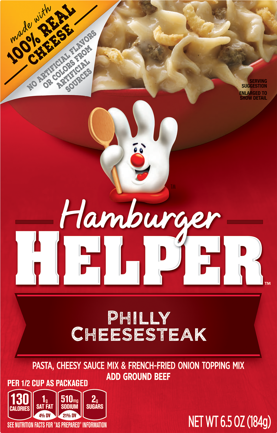 Betty Crocker Hamburger Helper, Philly Cheesesteak - Philly Cheesesteak Hamburger Helper (1800x1800), Png Download