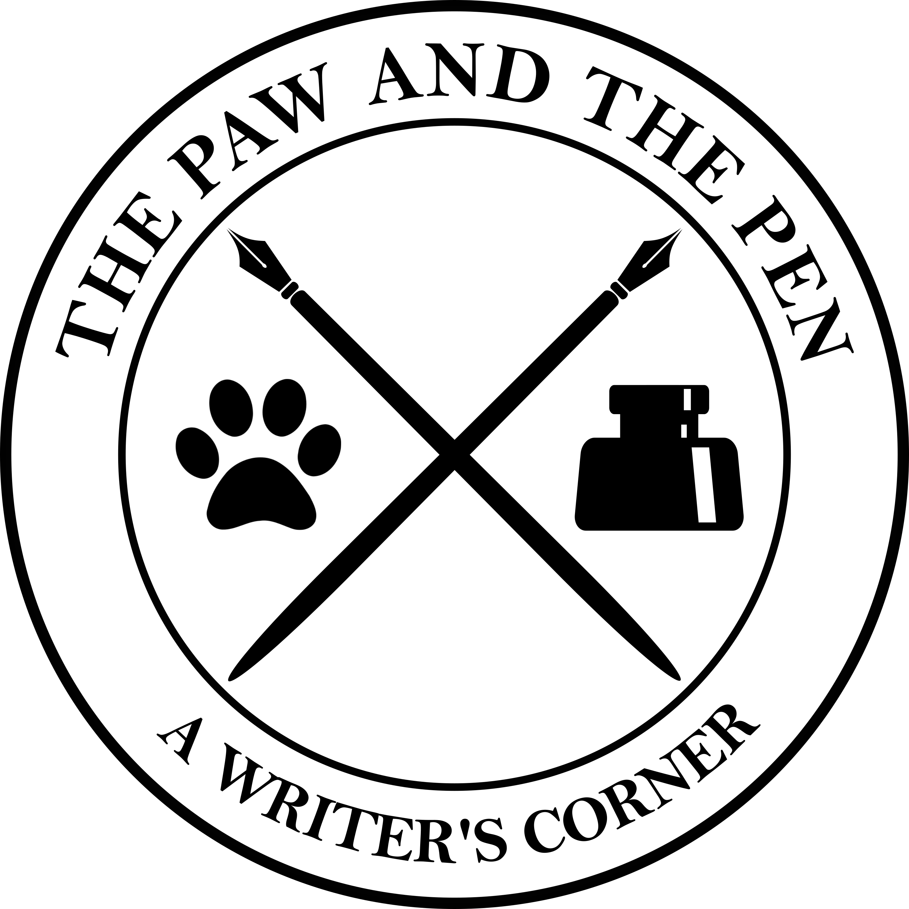 The Paw And The Pen, A Writers Corner - Holy Trinity University Palawan Logo (3007x3007), Png Download