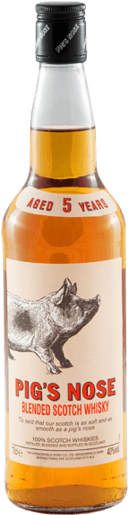 Pig's Nose 5yo - Pig's Nose Scotch Whisky - 750 Ml Bottle (300x600), Png Download