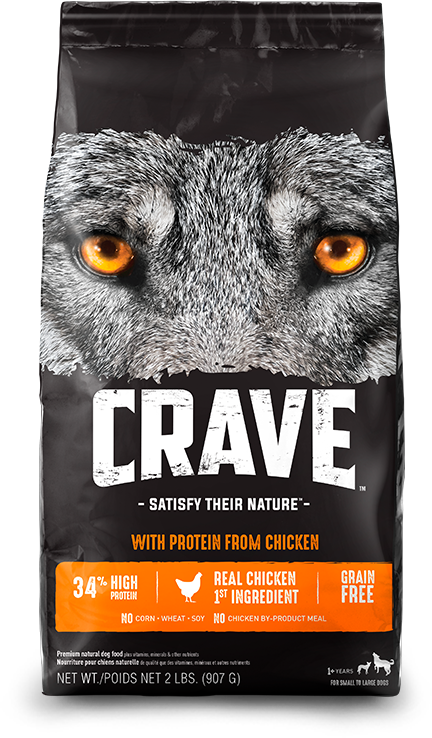 Featured Selected 2 Lb Dry Dog Chicken - Crave Dry Dog Food (432x738), Png Download