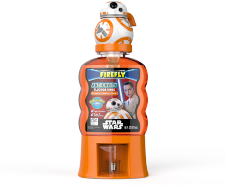 Cool Star Wars Stocking Stuffers - Firefly Fluoride Rinse, Anticavity, Star Wars, Orange (457x392), Png Download